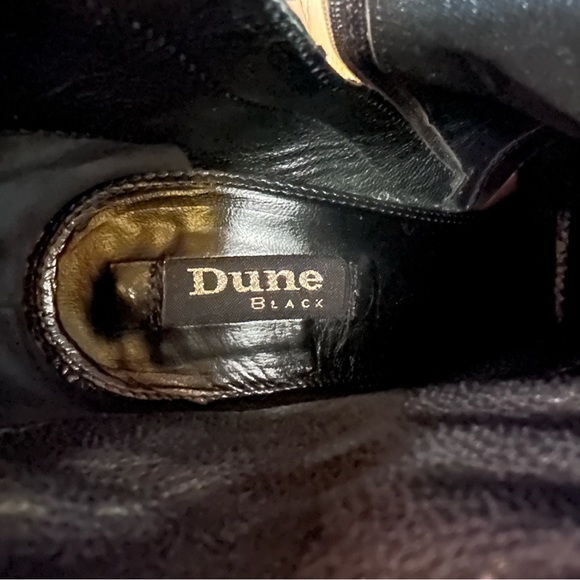 Dune London Black Suede Ankle Boots size 39 - Picture 2 of 6